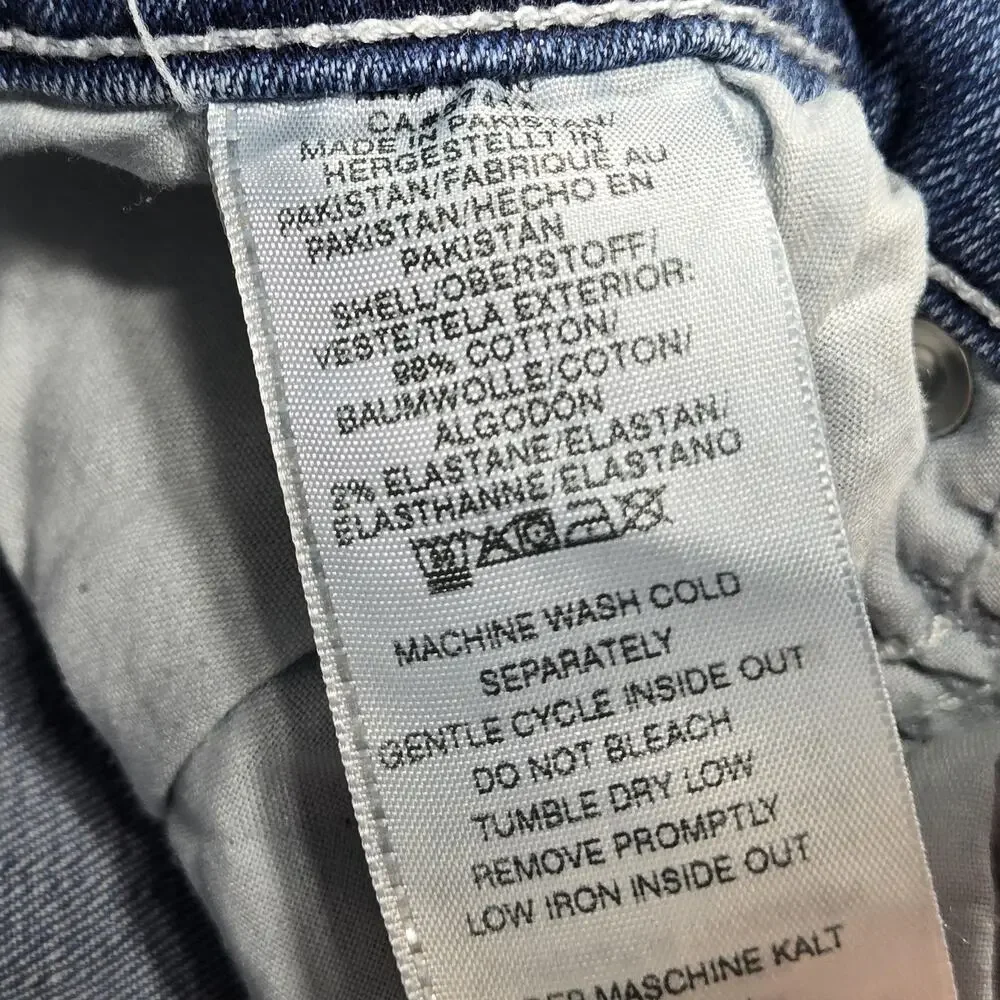 True Religion Ricky Relaxed Straight Jeans Mens 36x33 Light Wash Blue Denim